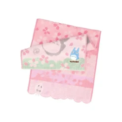 Serviette Cerisiers en fleurs 34x80 cm - Mon Voisin Totoro