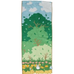 Serviette Course Totoro bleu & blanc 34x80 cm - Mon Voisin Totoro