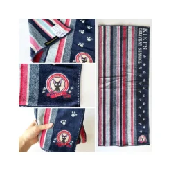 Serviette Empreintes Pattes Jiji 34x80 cm - Kiki la petite sorcière