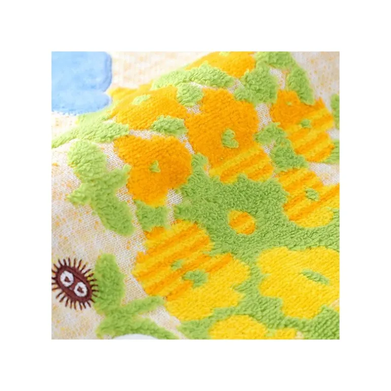 Serviette Fleurs Jaunes 34x80cm - Mon voisin Totoro