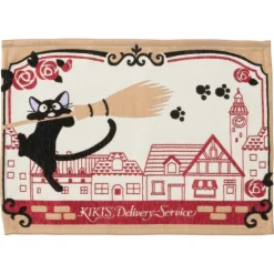 SET DE TABLE TISSU JIJI SUR SON BALAI - KIKI LA PETITE SORCIÈRE