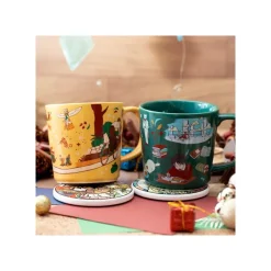 Sous-verre céramique Roi des Nains & Princesse - Si tu tends l'oreill