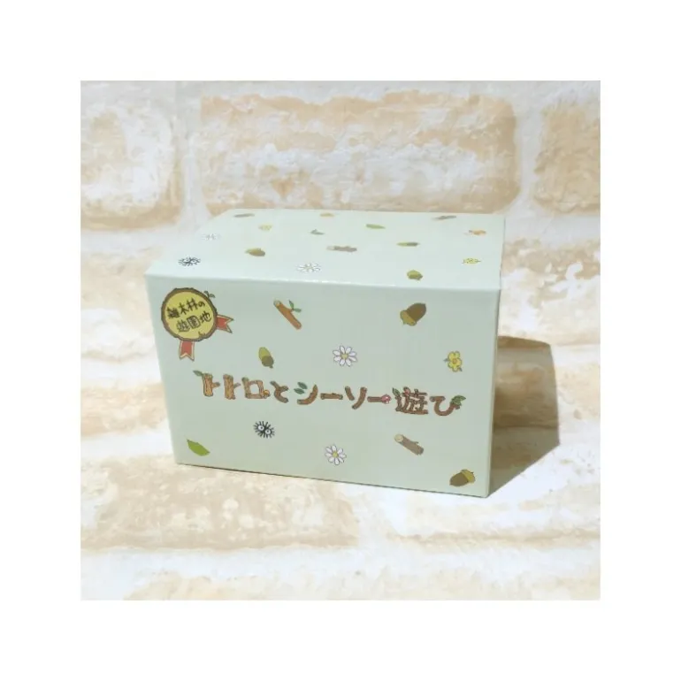 Statue Balancoire Mei Et Totoro Bleu Et Blanc - Mon Voisin Totoro