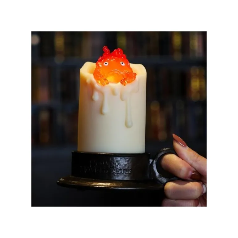 Statue lumineuse Calcifer Bougie - Le Château ambulant