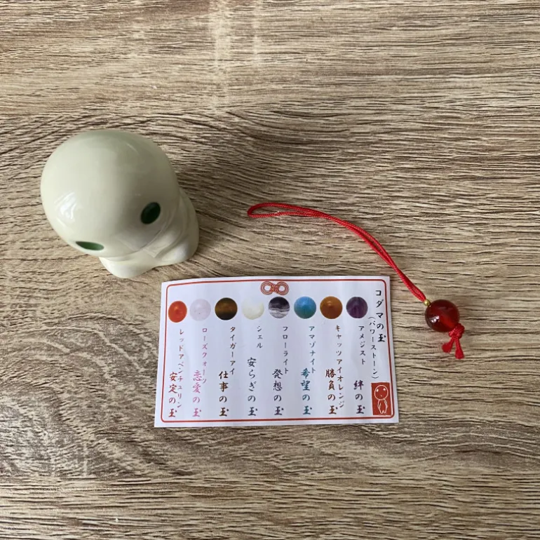 Statuette Kodama B & 1 Blind Pierre de Pouvoir - Princess Mononoké