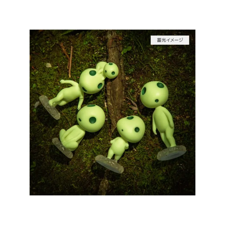 Statuette petit et grand Kodama - Princesse Mononoké