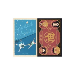 Stickers rétro Chihiro avec Haku & Aburaya - Le Voyage de Chihiro