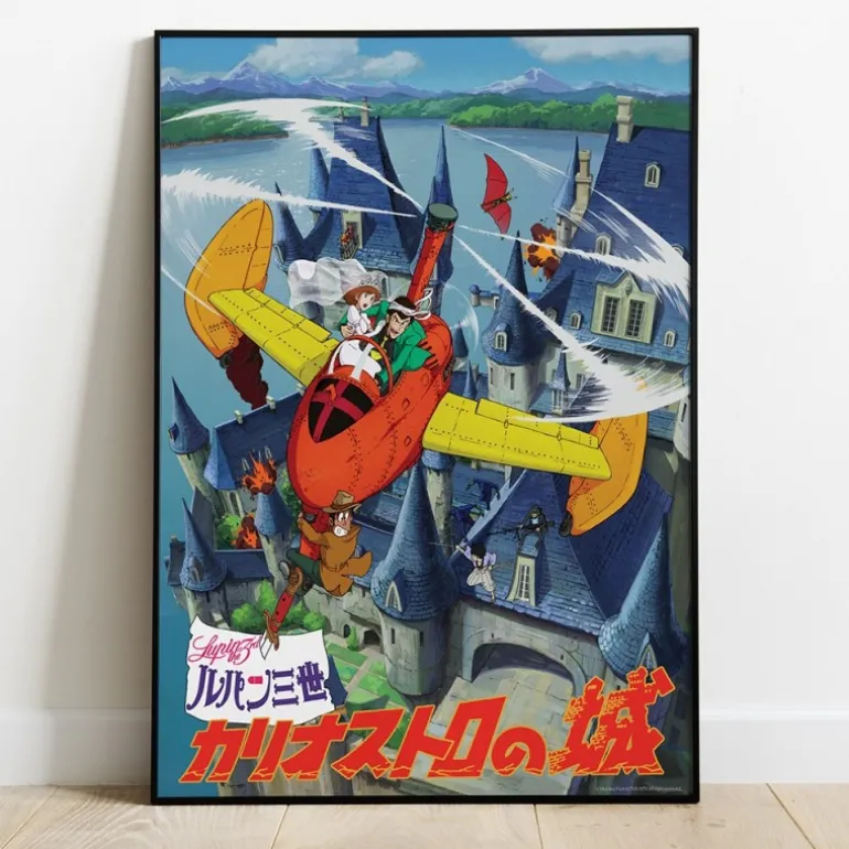 Tableau 01 - Lupin dans un avion - Le Château de Cagliostro