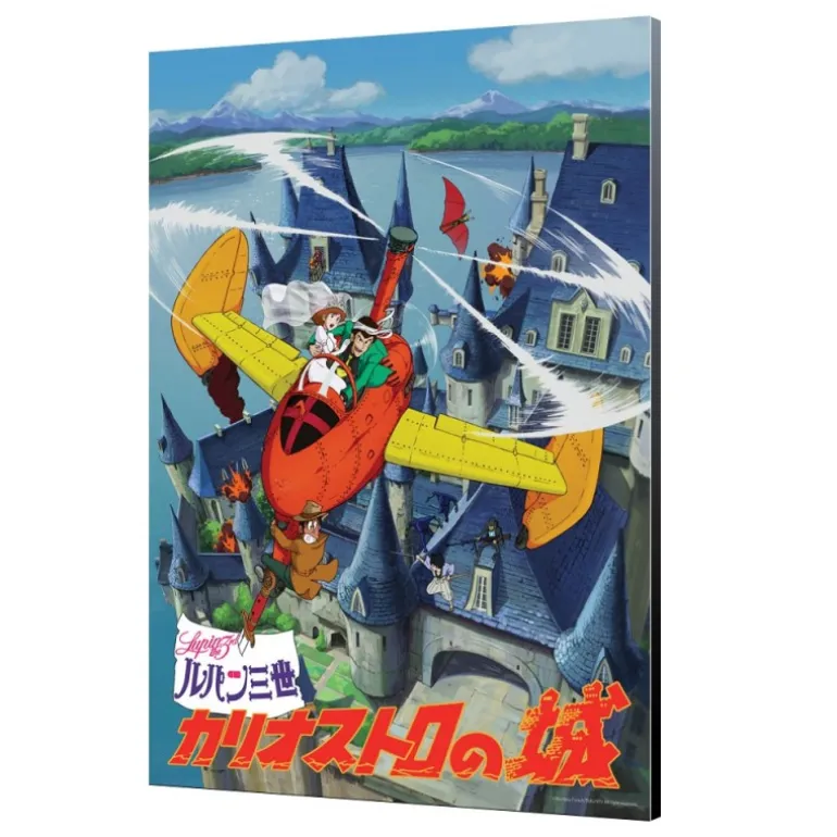 Tableau 01 - Lupin dans un avion - Le Château de Cagliostro