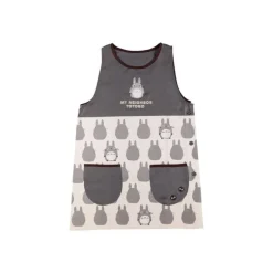 Tablier Silhouette Totoro Gris 84 x 61,5cm - Mon Voisin Totoro