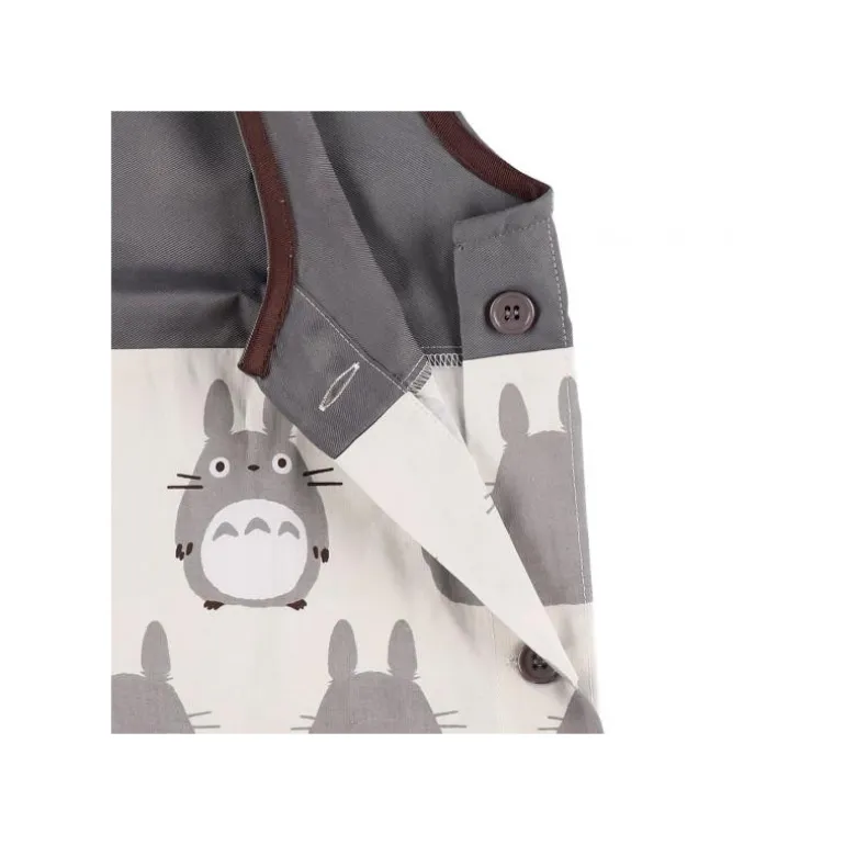 Tablier Silhouette Totoro Gris 84 x 61,5cm - Mon Voisin Totoro