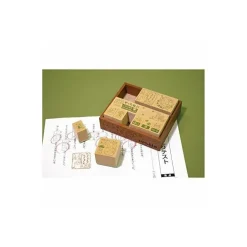 Tampons en Bois Totoro et Chatbus Version Verte - Mon Voisin Totoro