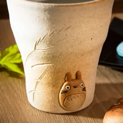 Tasse faite main blanche Shigariki Totoro - Mon voisin Totoro