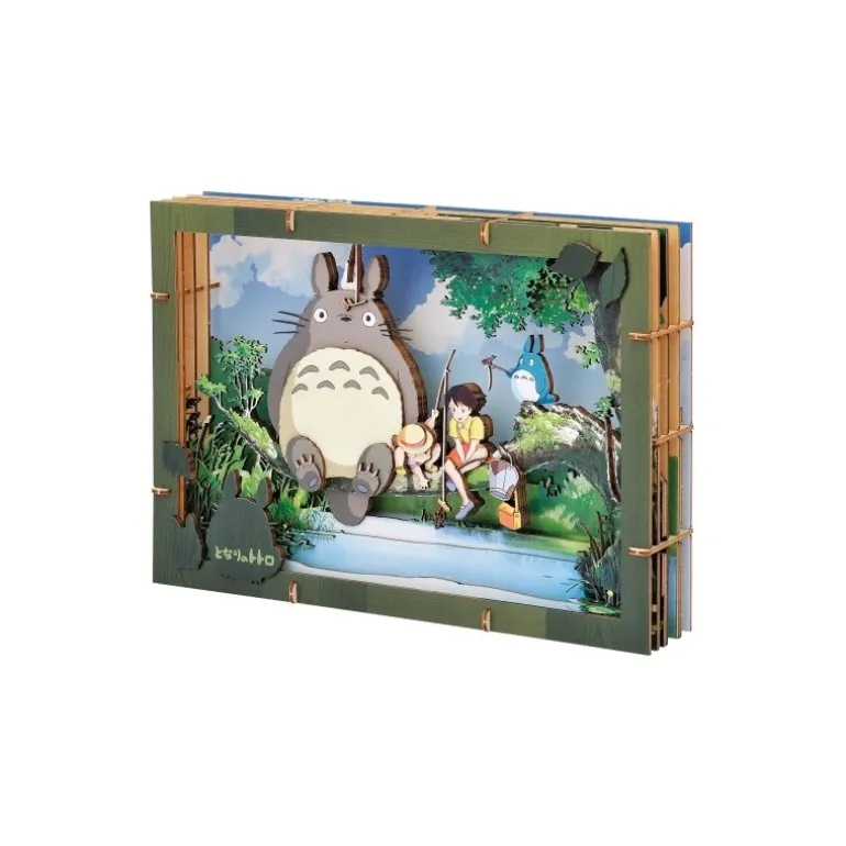 Théâtre de papier Deluxe Totoro pêche - Mon Voisin Totoro