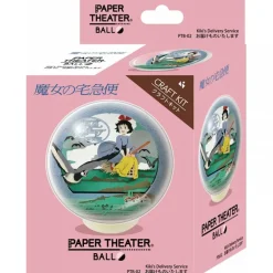 Théâtre de papier sphère Kiki vole -Kiki la petite sorcière