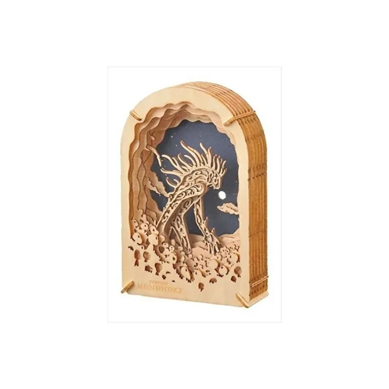 Théâtre de papier Style bois Daidarabotchi - Princesse Mononoké