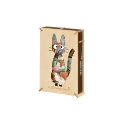 Théâtre de papier Style bois Silhouette Jiji - Kiki la petite sorcièr