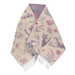 Étole rose Jiji - Kiki la petite sorcière