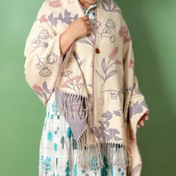 Étole rose Jiji - Kiki la petite sorcière