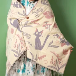 Étole rose Jiji - Kiki la petite sorcière