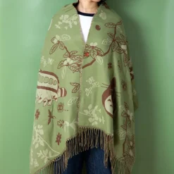 Étole vert clair Totoro & Chatbus - Mon Voisin Totoro