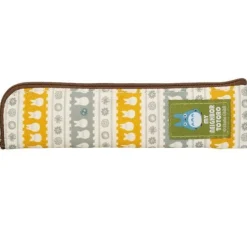 Trousse Avec Lanière Cuir Totoro Blanc - Mon Voisin Totoro
