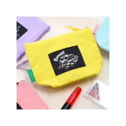 Trousse brodée Totoro Gris et Bleu - Mon Voisin Totoro