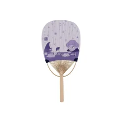 Éventail Bamboo Chihiro & No Face - Le Voyage de Chihiro