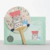 Éventail Bambou & Enveloppe Totoro avec Pastèque - Mon Voisin Totoro