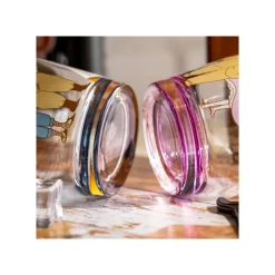 Verre décoré Marco & Fio - Porco Rosso