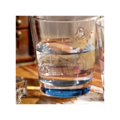 Verre décoré Marco & Fio - Porco Rosso