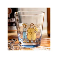 Verre décoré Marco & Fio - Porco Rosso