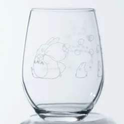 Verre gravé Totoro et gland - Mon Voisin Totoro
