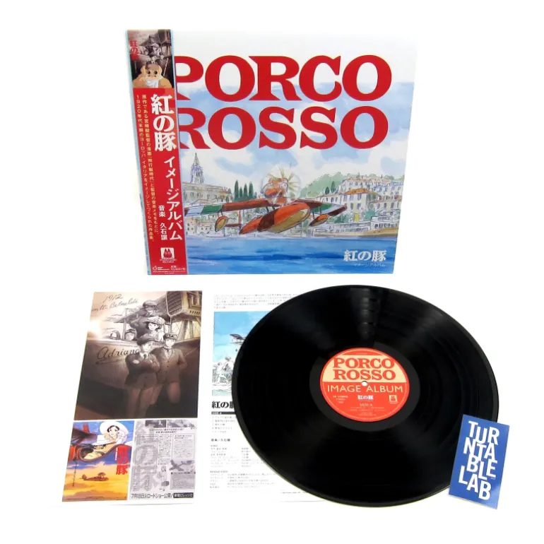 Vinyle Soundbook édition limitée livret 4 p - Porco Rosso